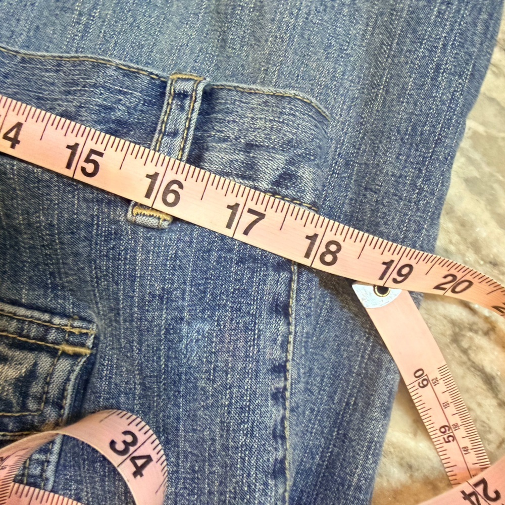 Crazy Horse Liz Claiborne Jeans Women’s Size 14 Blue Stretch Straight Leg Denim - Picture 7 of 9